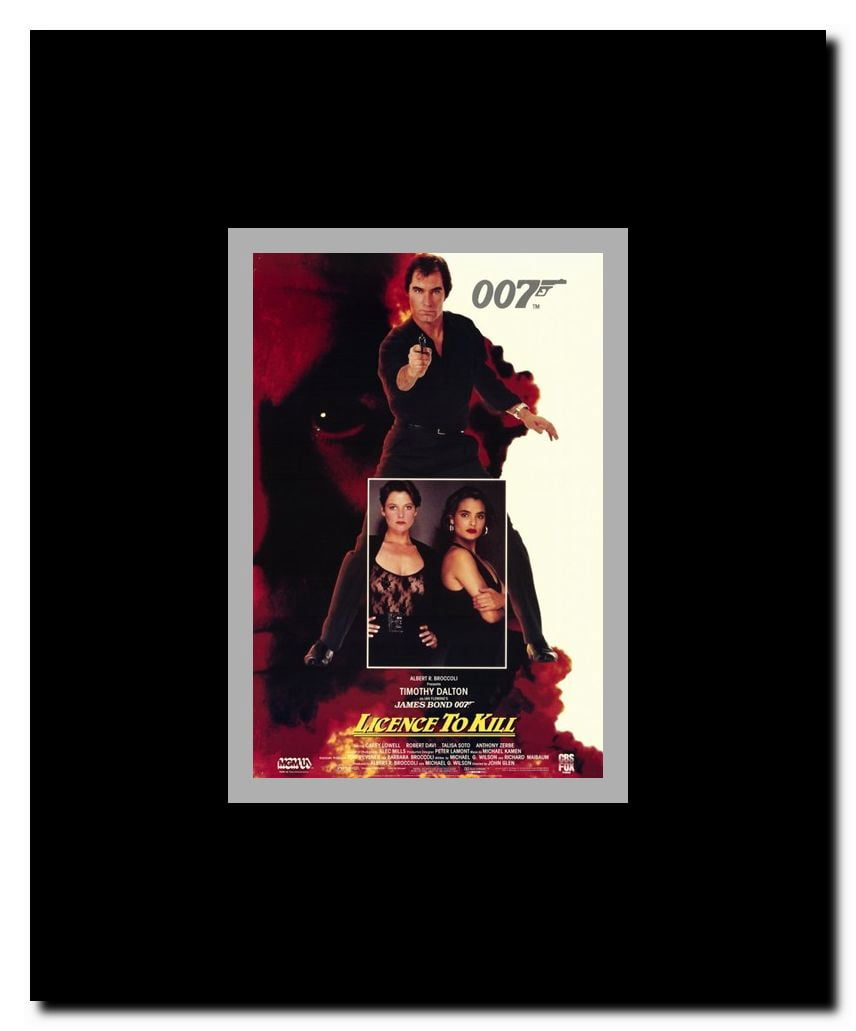Licence to Kill Framed Movie Poster