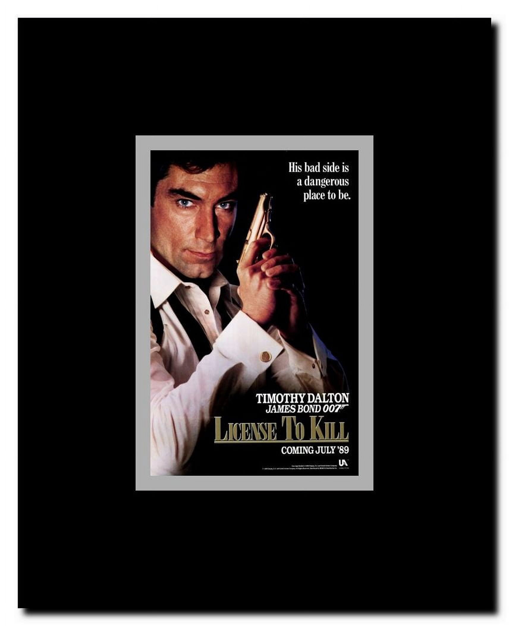 Licence to Kill Framed Movie Poster