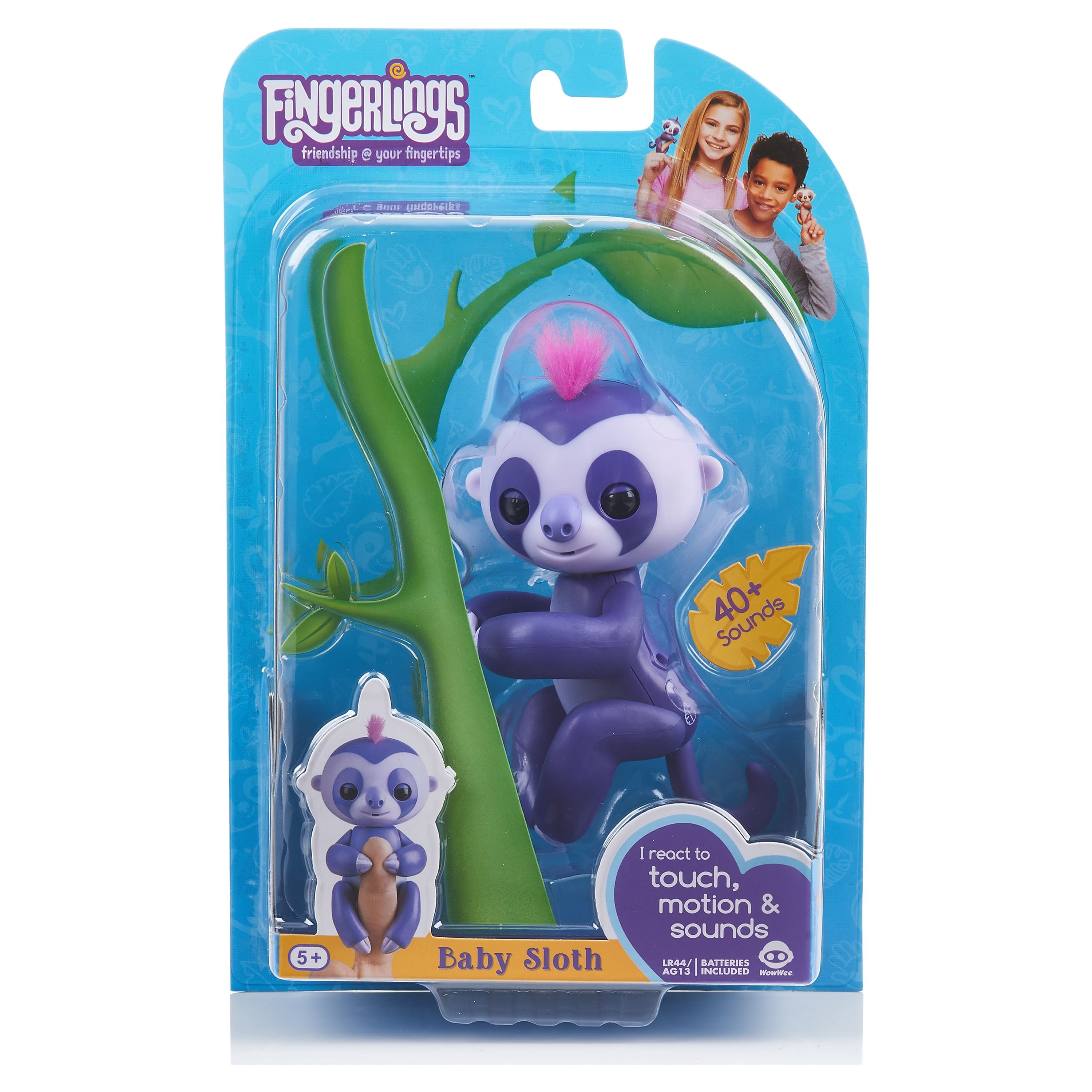 License 2 Play - Fingerlings sloth, Marge - image 1 of 6