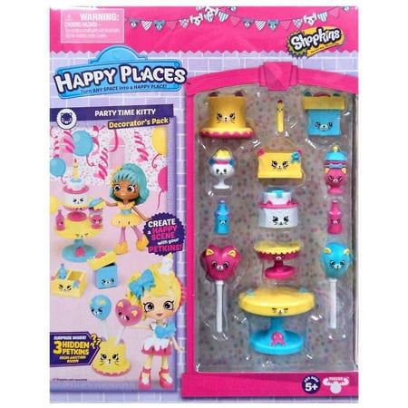 License 2 Play Happy Places Decorator Pack, Party Time Kitty, Dolls