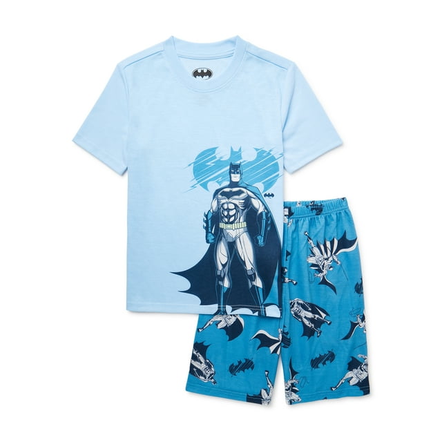 License Boys Short Sleeve Top and Shorts Pajama Set, 2-Piece, Sizes 4-12