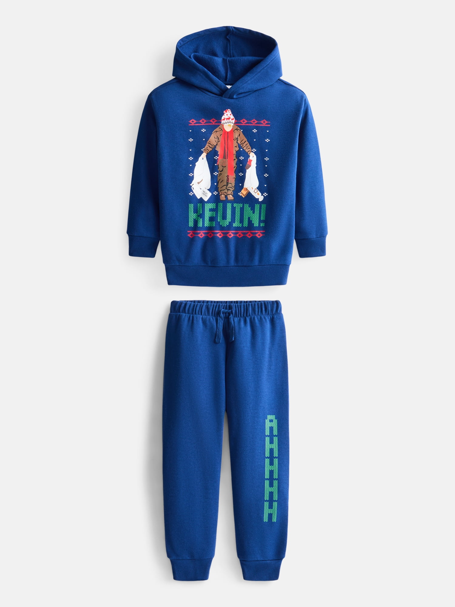 License Home Alone 2PC Hoodie and Long Pant Set, Sizes 4-16
