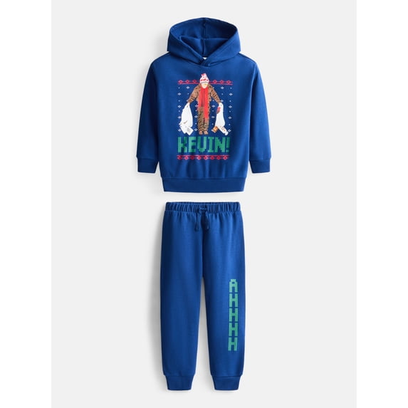 License Home Alone 2PC Hoodie and Long Pant Set, Sizes 4-16
