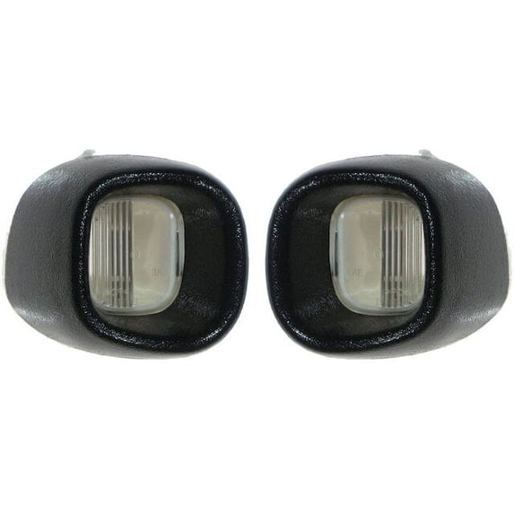License Light 2 Piece Set - Compatible with 1998 - 2001 GMC Jimmy 1999 2000