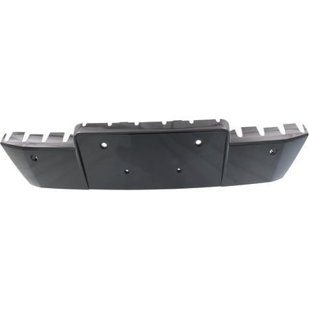 License Plate Bracket Compatible with AUDI Q5 2013-2016 Painted-Black with Sensor Hybrid Model - CAPA