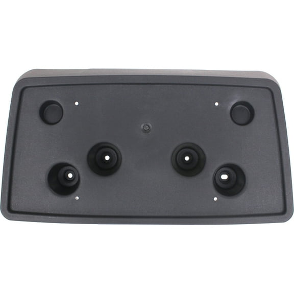 License Plate Bracket Compatible with GMC SIERRA 1500 2007-2013 Assembly Textured (Black) Base/Denali Model