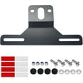 thumbnail image 1 of License Plate Bracket Holder- Black Universal Stainless Steel Car Tag Frame Mounting Kit for Truck, 1 of 9