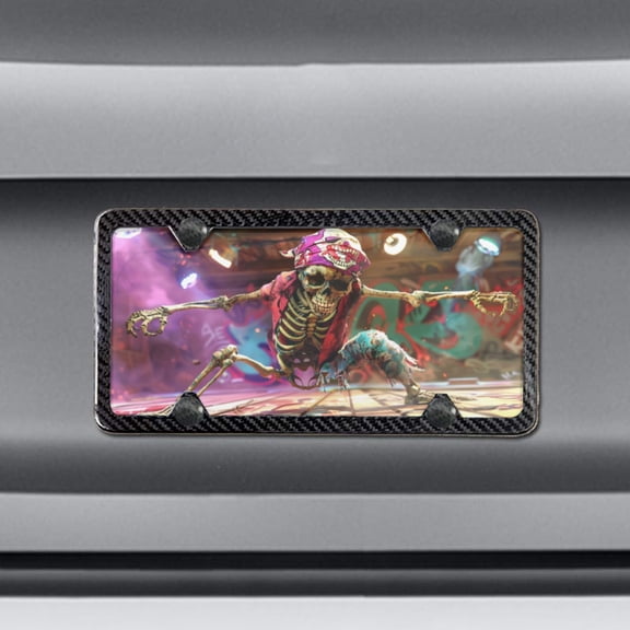 License Plate Car Decorative Cover Metal Novelty Men/Women 11.6×5.7 Inch 4 Holes, Free of Accessories