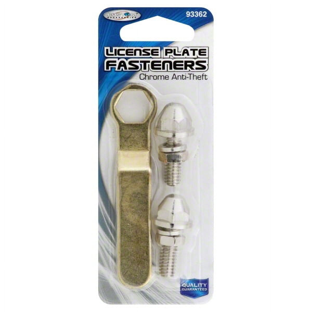License Plate Fastener, With Tool, Antitheft, Custom, 93362