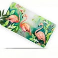 thumbnail image 1 of License Plate, Flamingo Trio Decorative Front,Personalized Stainless Steel License Plate Cover For Men Women,12.2" X 6.2", 1 of 6