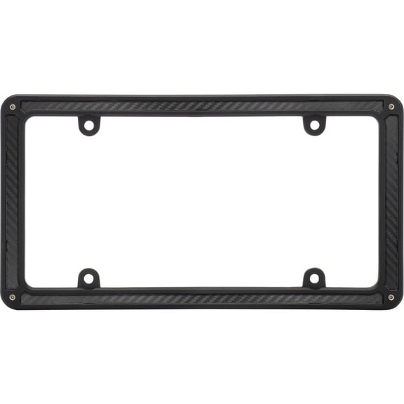 License Plate Frame - Ballistic, Black