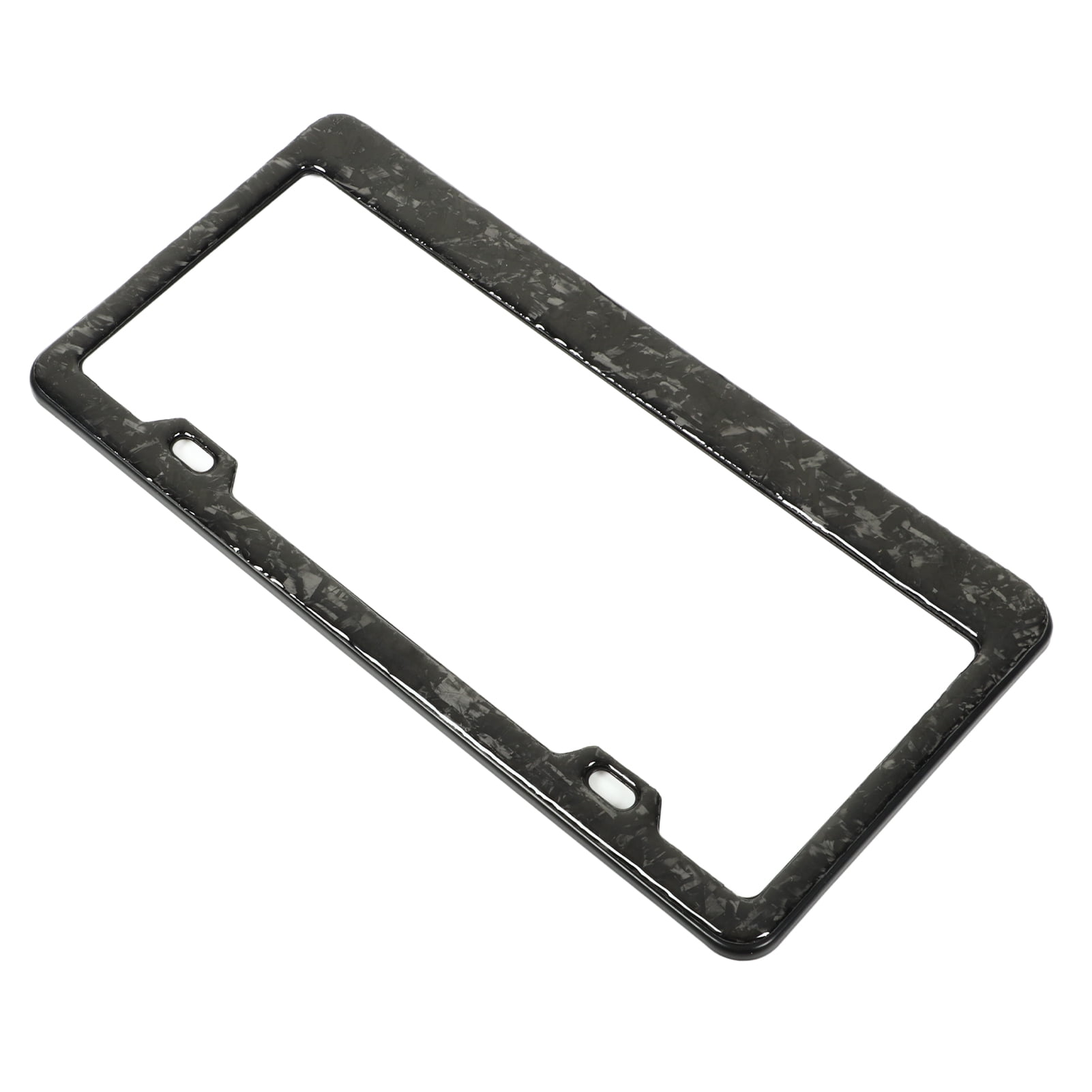 License Plate Frame, Car Licence Plate Covers Lightweight Carbon Fiber Style Clear