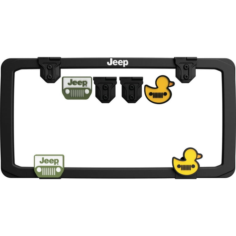 License plate frame jeep discount