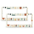 thumbnail image 1 of License Plate Frame Mid-Century Modern Kitchen License Plate Cover Front Plates Frames Car Tag Frame 2 PCS Mid-Century Modern Style Aluminum Metal License Plate Frames for Us Standard Vehicles, 1 of 6