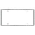 thumbnail image 1 of License Plate Frame - Pixel, Chrome, 1 of 4
