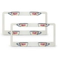 thumbnail image 1 of License Plate Frame Simple Doodle of A Coffee Mug License Plate Cover License Plate Novelty License Plate Frame 2 PCS Coffee Cup Quality Aluminum License Plate Frames Gift for Dad 12x6 Inch, 1 of 6
