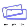 thumbnail image 1 of License Plate Frame With Screw Caps 2 Pack Car Plate Frame Front And Rear Rust-Proof Universal Car Tag Holder Lightpurple, 1 of 8