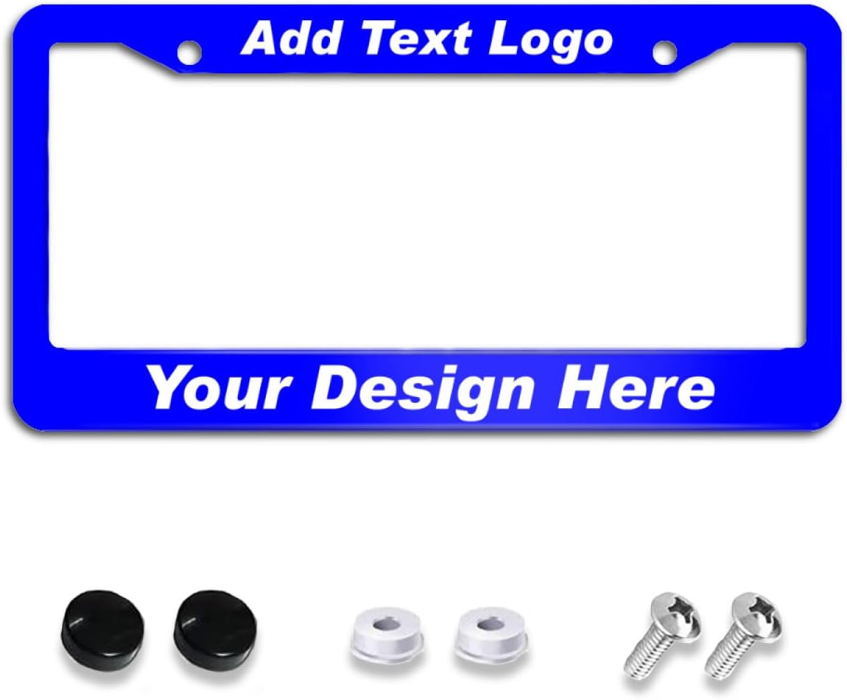 License Plate Frames Add Your Text Image License Plate Frames For Men