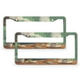 thumbnail image 1 of License Plate Frames Elderly Woman with Coffee Auto Decorative Frames Cars Protector Cover Holder 2 Pcs Set Coffee Lover Stainless Aluminum License Plate Cover for Girl Women Men Vehicles 12x6 Inch, 1 of 6