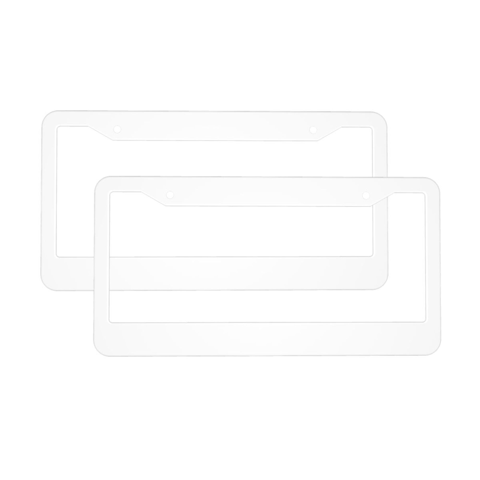 I'd Rather Be Skiing License Plate Frame - Weatherproof Metal Tag Holder For Cars