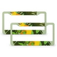thumbnail image 1 of License Plate Frames Monstera Tropical Leaves Bird Standard Car Tag Cover Holder 2 Pcs Set Hawaiian Summer Tropical Quality Aluminum License Plate Frame Fits All Car, 1 of 6