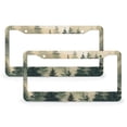 thumbnail image 1 of License Plate Frames Nature Pine Trees Scenic Foggy Mountain Car License Plate Frame 2 Pack Nature Fantasy Fog Magic Tree Quality Aluminum Metal License Plate Cover for Women Men, 1 of 6