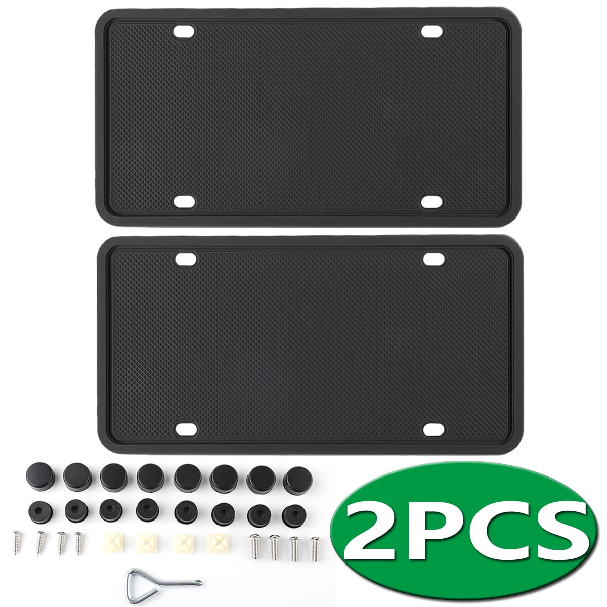 License Plate Holder Frames Car License Plate Cover, Silicone Universal