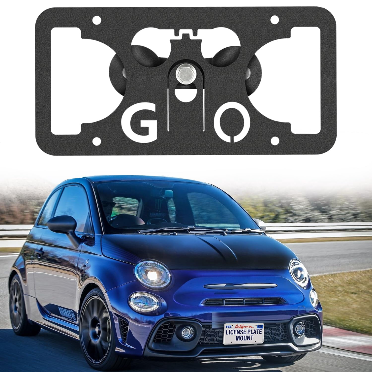 License Plate Holder Front Bumper Mount Bracket Compatible with 2013 ...
