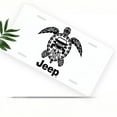 thumbnail image 1 of License Plate, Jeep Turtle Logo Decorative Front,Personalized Stainless Steel License Plate Cover For Men Women,12.2" X 6.2", 1 of 6