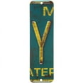 thumbnail image 1 of License Plate Letter Y Metal Sign Home Decoration Wall Decor, 1 of 1