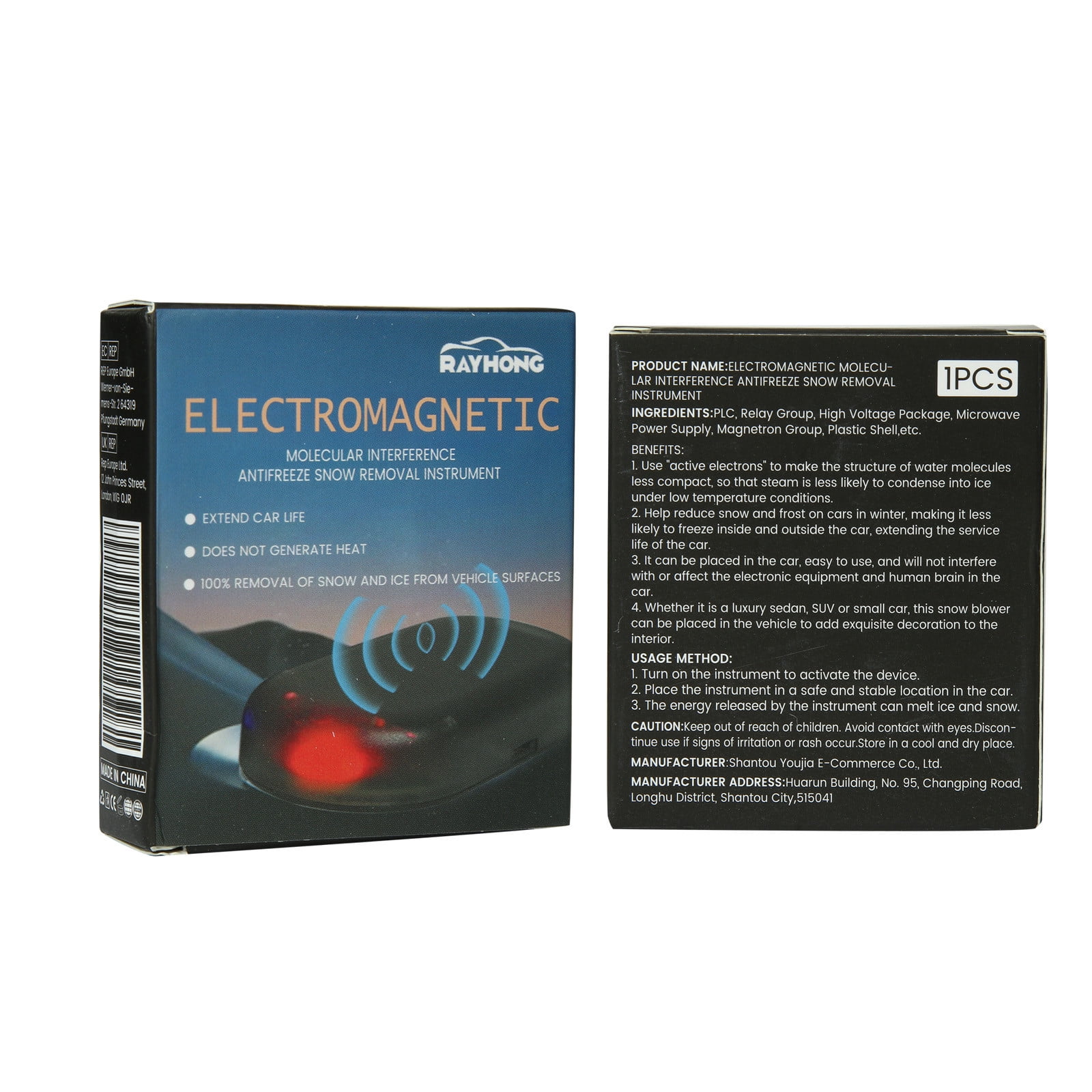 License Plate Light Car Snow Removal Tool Glass Deicer And Snow Melter