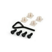 License Plate Screws 1/4-3/4, Self-Tapping, Stainless Steel Black