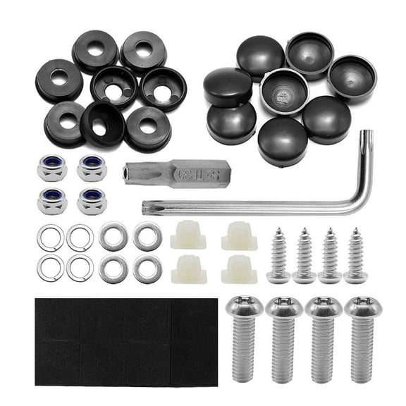 License Plate Screws Anti Theft Auto Security Accessories Stainless Steel Screws Auto Accessories