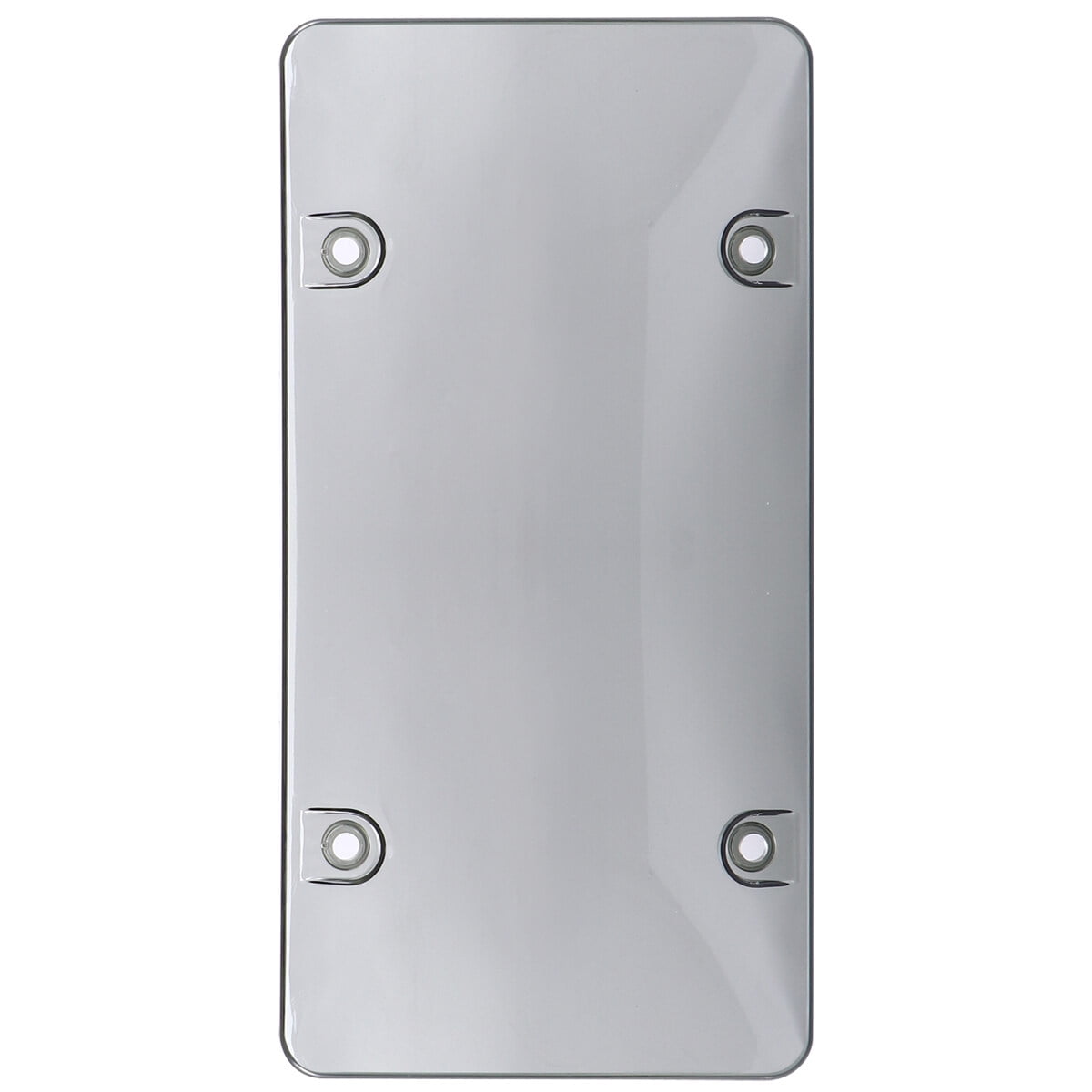 Unbreakable Tinted License Plate Guard Cover, Carbon Fiber, Fits All