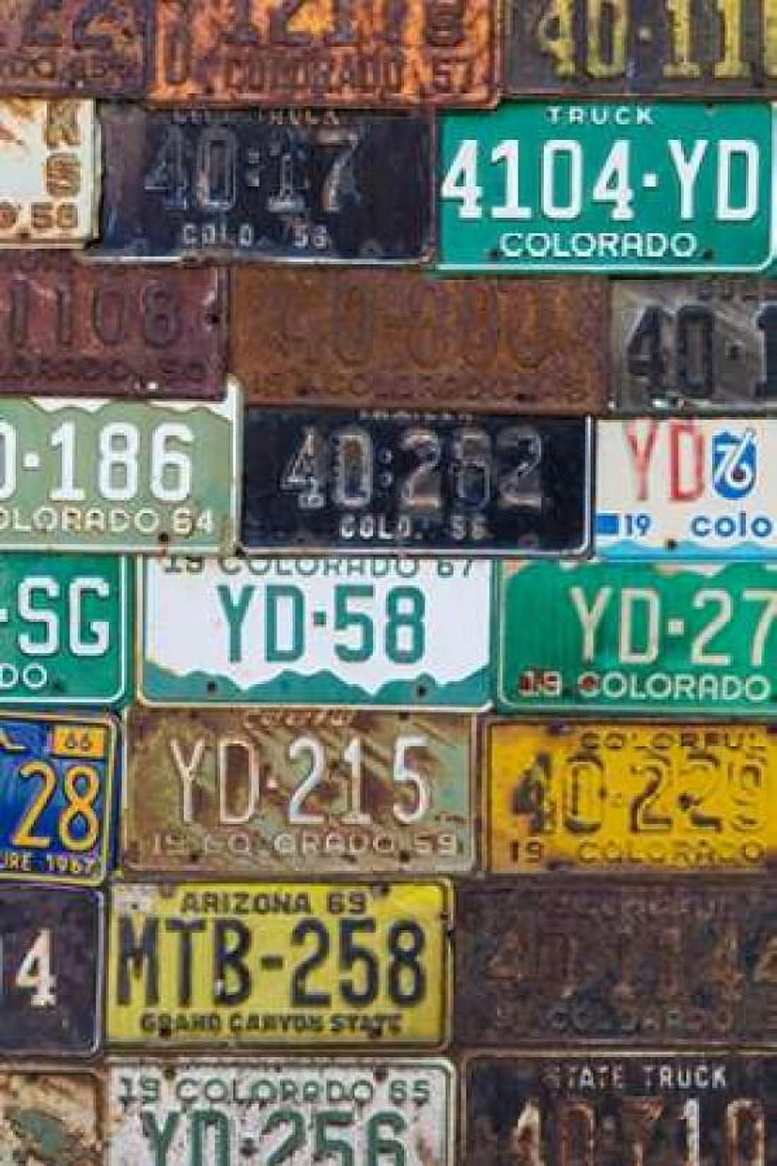 License Plates I Canvas Art - Kathy Mahan (12 x 18)