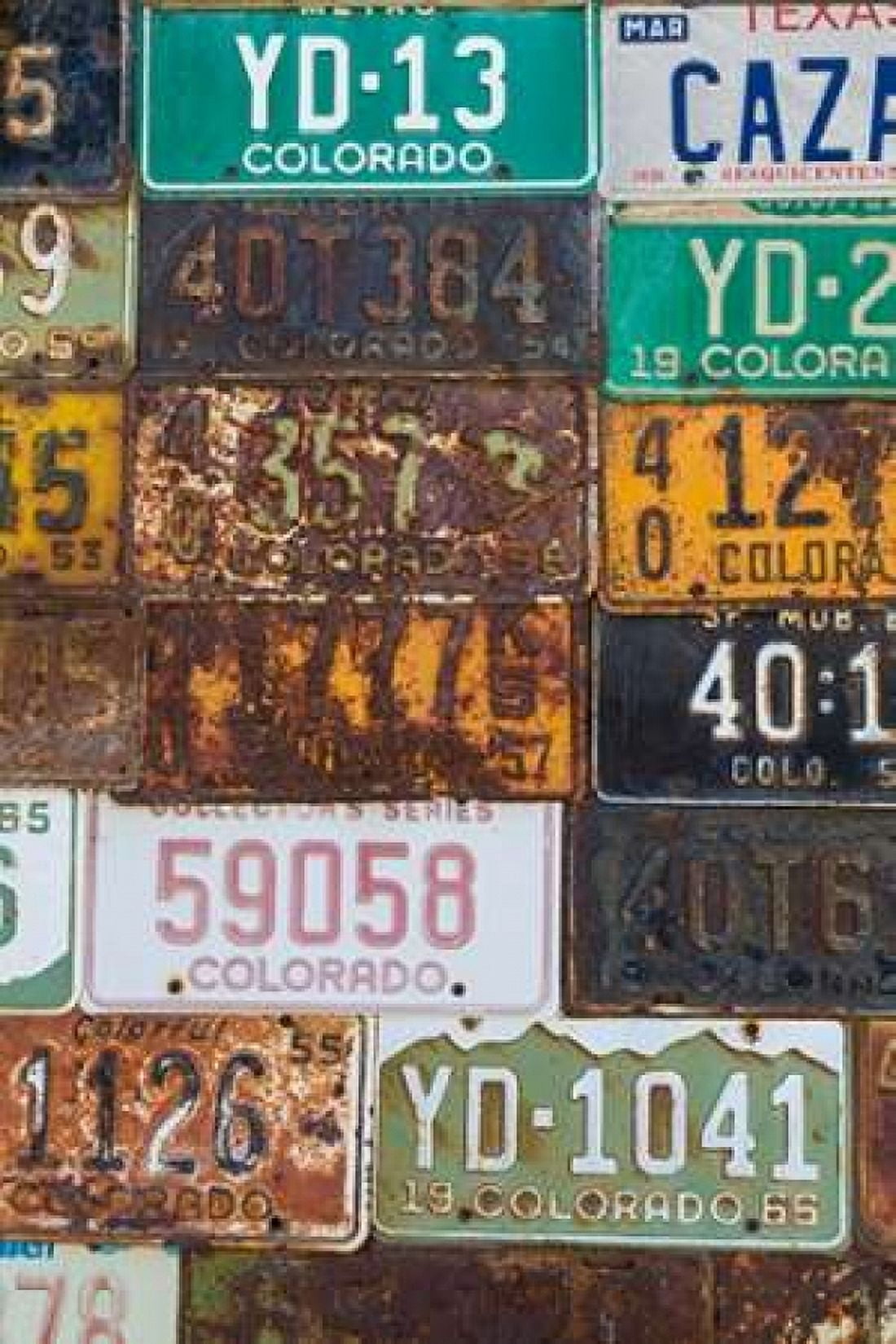 License Plates II Canvas Art - Kathy Mahan (24 x 36)