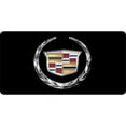 thumbnail image 1 of License Plates Online Cadillac Emblem, Black, Aluminum, Automotive License Plate 6" x 12", 1 of 1