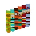 thumbnail image 1 of License Polyester Casual Southpark Socks, Multicolor (6 Pack), 1 of 8