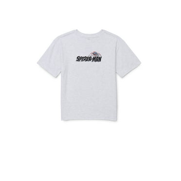 Spider-Man Boys Backwall Graphic Print Tee with Short Sleeves, Sizes 4-18