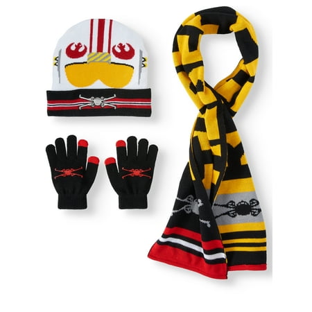 License Star Wars 3 Piece Hat Glove Scarf Set