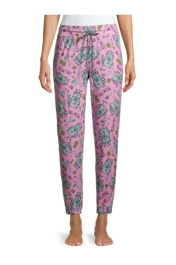 License Women's Meowtinis Sleep Joggers