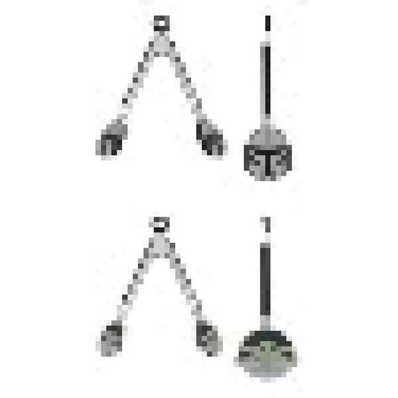 Licensed 2pk Mini Tongs