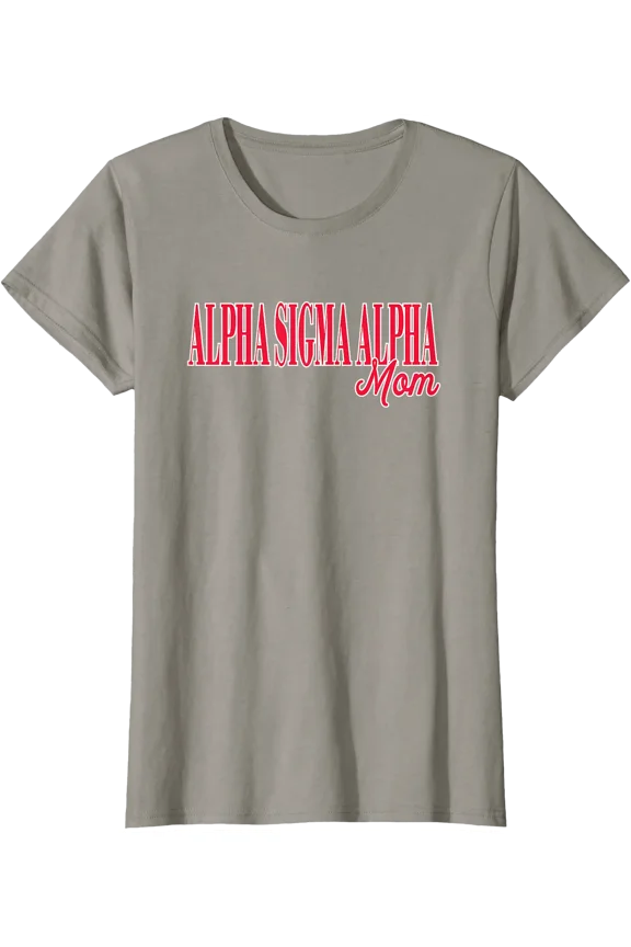 Licensed Alpha Sigma Alpha Classic Mom T-Shirt