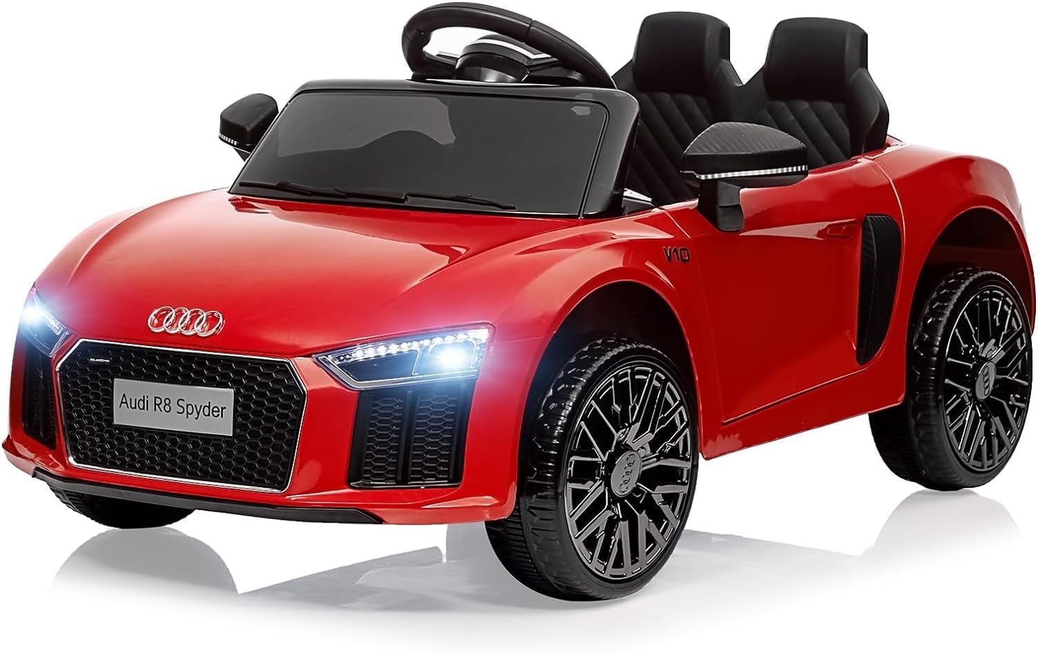 Licensed Audi R8 Spyder 12V Kids Ride Car with Remote
