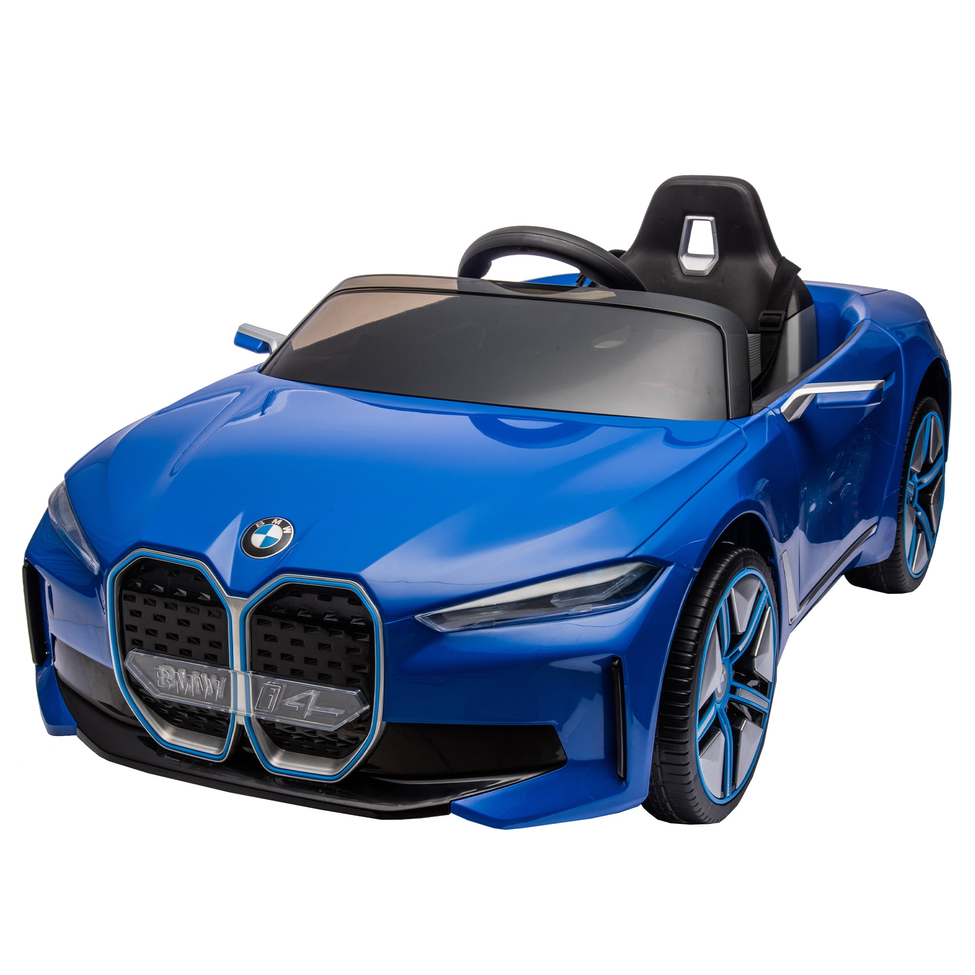 Licensed BMW I4,12V Kids Ride on Toys, 2.4G Electric Car W/Parents ...