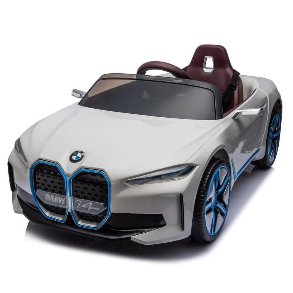 Licensed BMW I4,12v Kids ride on car 2.4G W/Parents Remote Control ...