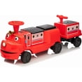 thumbnail image 1 of Licensed CHUGGINGTON 12V Trackless Ride-On Train with Locomotive & Carriage, Adjustable Seat Height, Built-In Storage, Headlight, Horn & One-Button Start, Red Wilson, 1 of 7