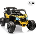 thumbnail image 1 of Licensed Can-Am Electric Ride-On UTV, Off-Road Kids Truck with Remote Control, Spacious Seat, EVA Tires, and Spring Suspension, Perfect Ride-On Toy for Adventure (Yellow), 1 of 6