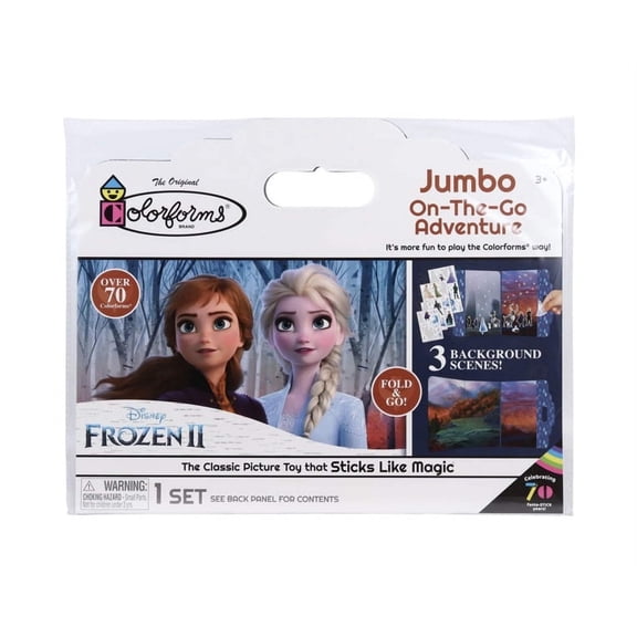 Licensed Character Colorforms Jumbo On-the-Go Adventure Set 10x12 in (Frozen II)