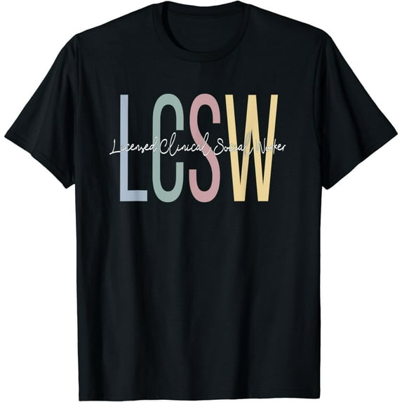Licensed Clinical Social Worker Boho LCSW T-Shirt